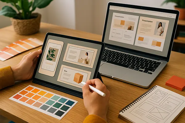 mockup de apresentação