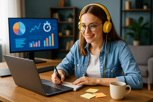 escritório doméstico moderno