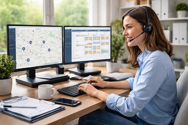 Technician route planning